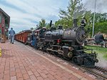 RGN 1916 couples up ready to pull the 11:00 AM Father's Day train